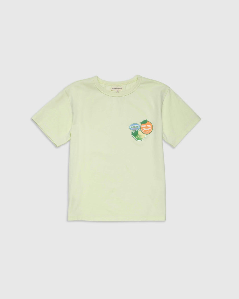 Organic Weekend Tee in Keylime