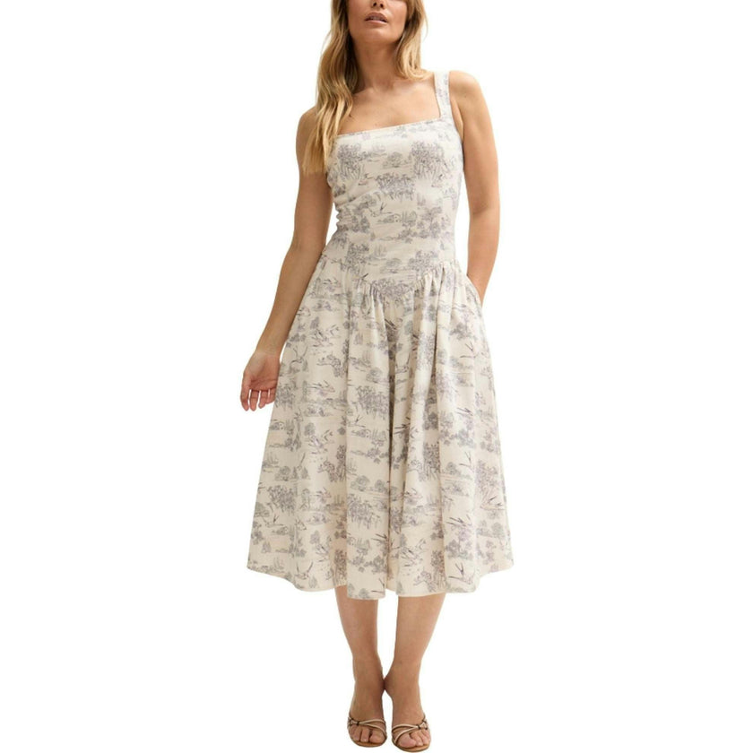 Hayley Corset Inspired Midi Dress