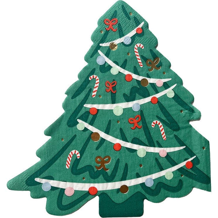 Baking Spirits Bright Christmas Tree Guest Napkins
