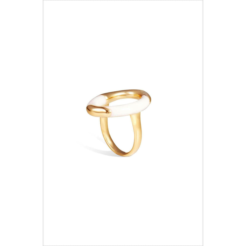 Time Ripples Round Ring