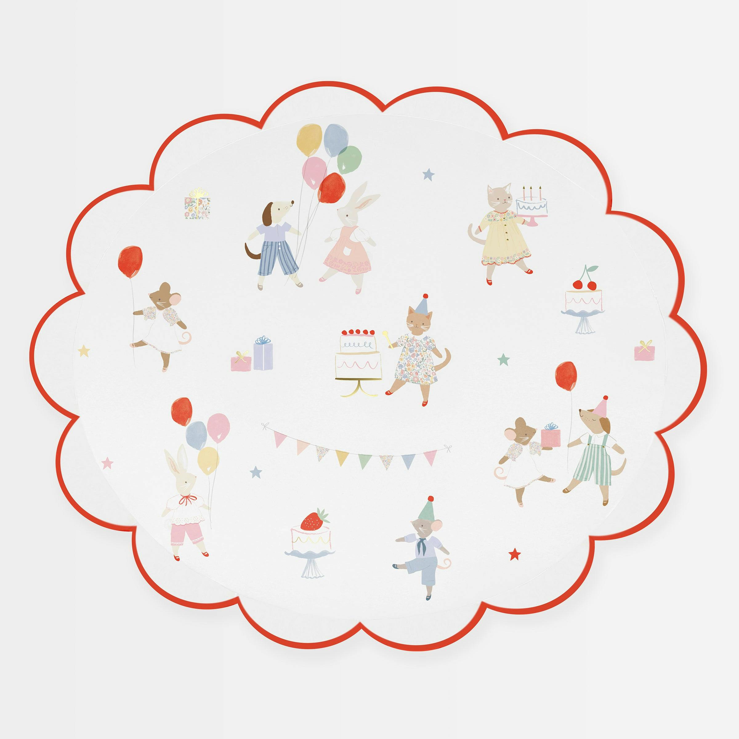 Animal Friends Dinner Plates
