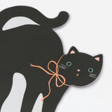 Halloween Cat Shaped Napkins
