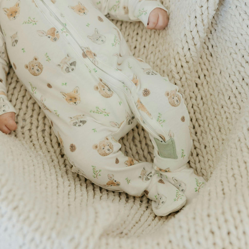 Zip-Up Footie Pajama - Wilder