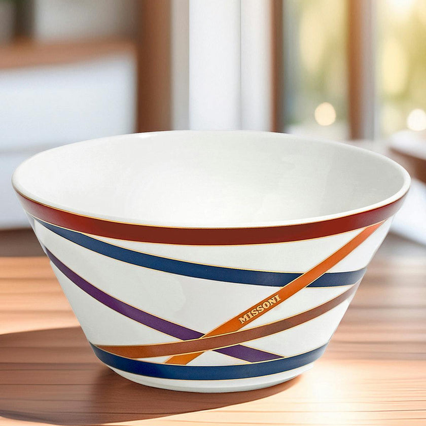 Fruit Bowls NASTRI Set of 2  Multicolor diam. 5", H 2.5"