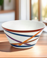 Fruit Bowls NASTRI Set of 2  Multicolor diam. 5", H 2.5"