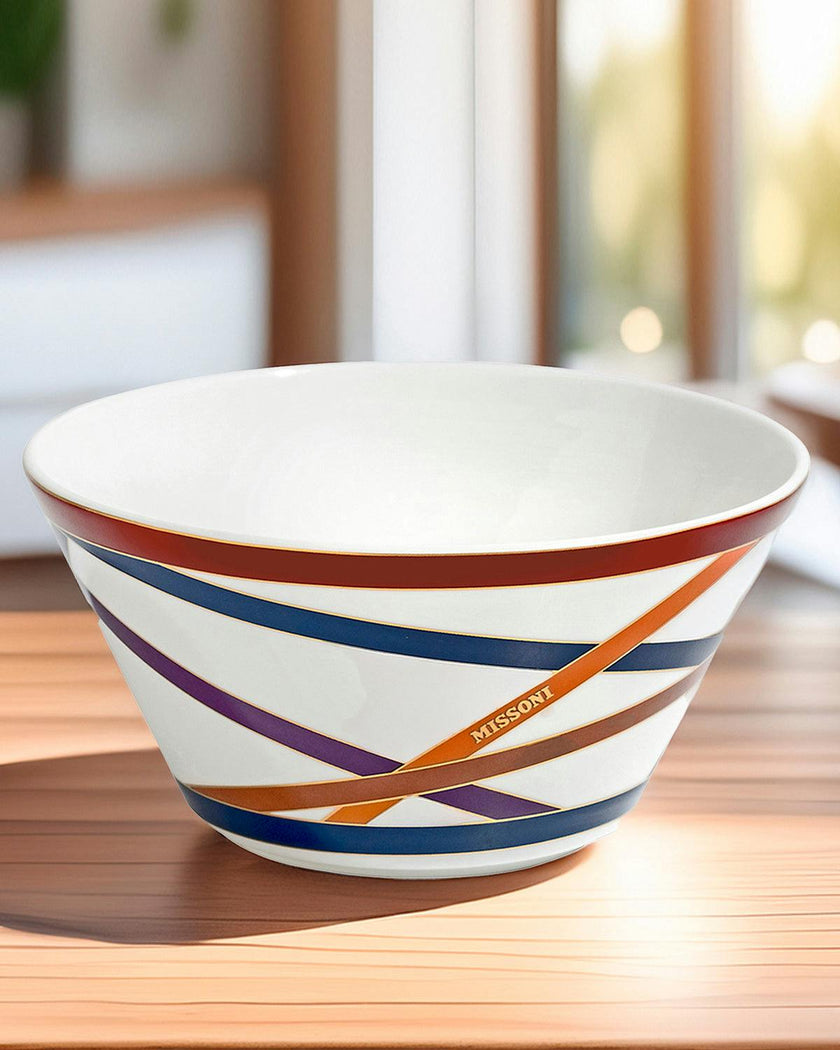 Fruit Bowls NASTRI Set of 2  Multicolor diam. 5", H 2.5"