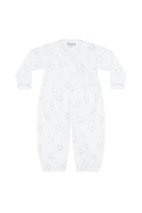 Grey Stars Print Converter Gown