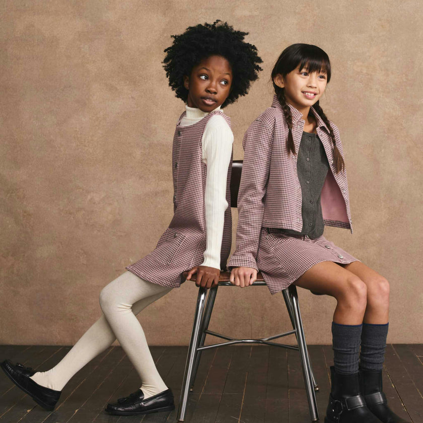 Manning Jacket | Pink Houndstooth
