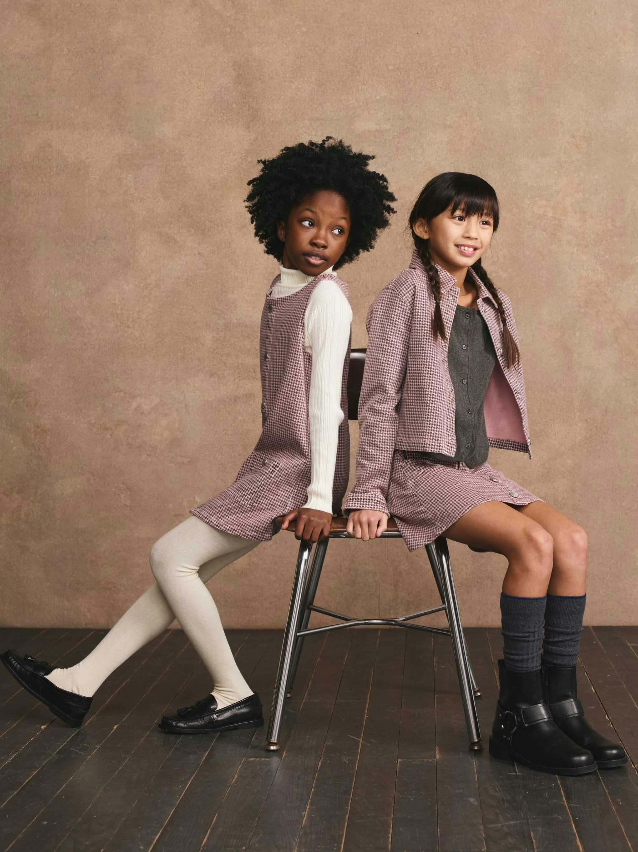 Manning Jacket | Pink Houndstooth