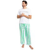 Men's Drawbertson Wild Stripes PJ Pants - Organic Cotton Poplin