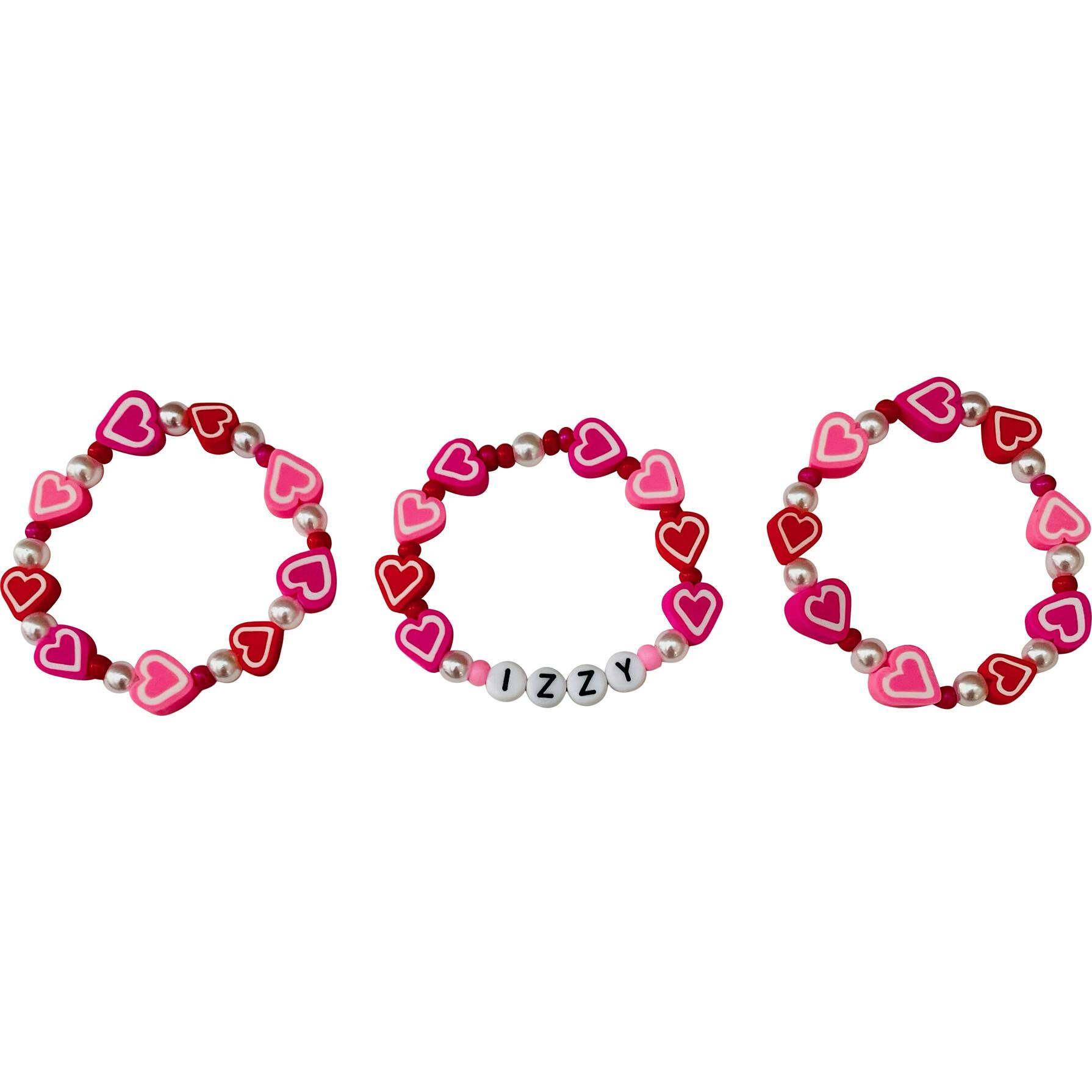 Izzy Heart Monogram Bracelet Set