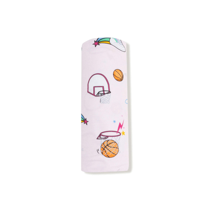 Basketball Pink - Swaddle Blanket