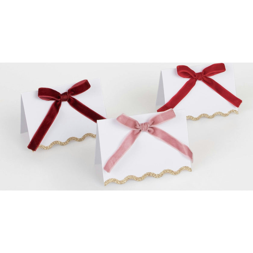 Velvet Bow Place Cards