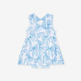 Edda Bow Back Bodysuit Dress