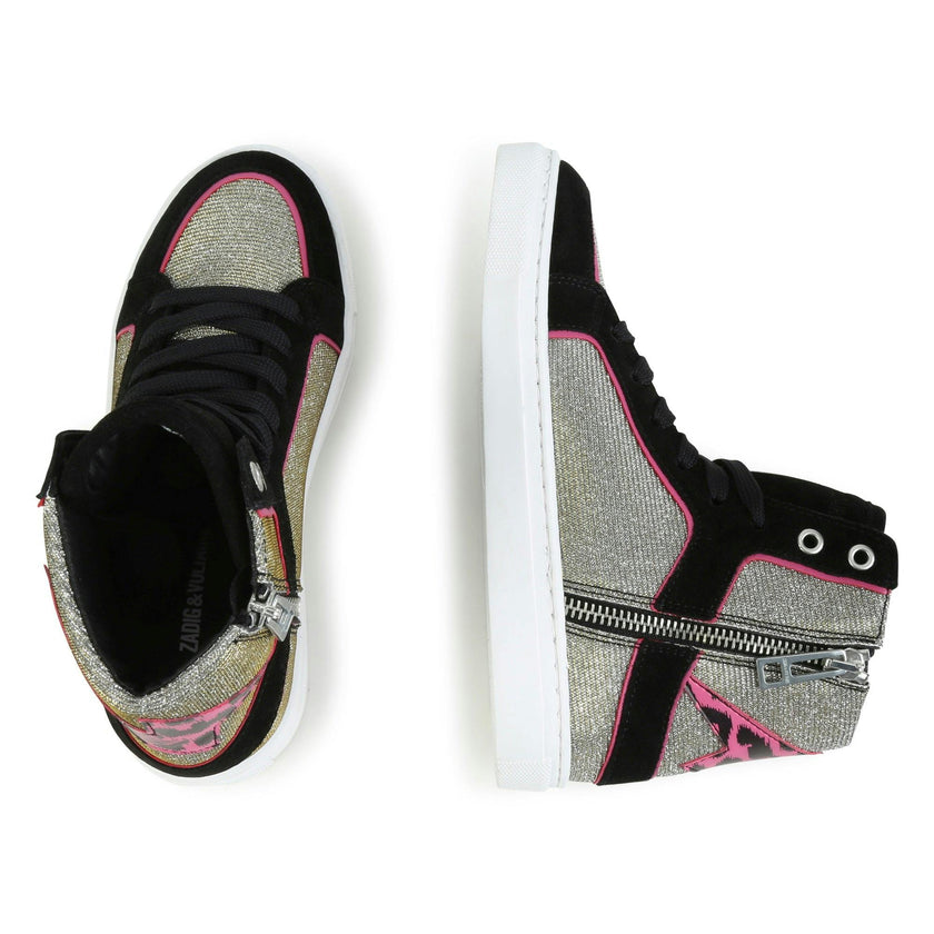 ZADIG & VOLTAIRE Iconic Flash High-Top Sneakers