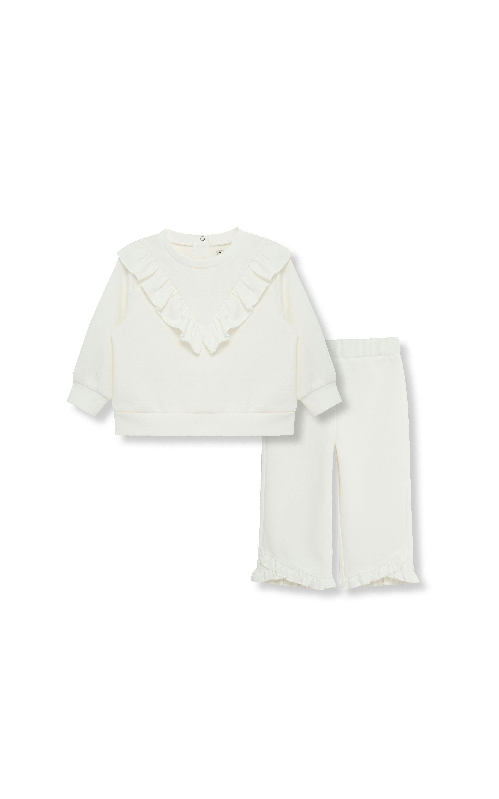 Ruffle Top With Flare Pant Set (2T-4T)