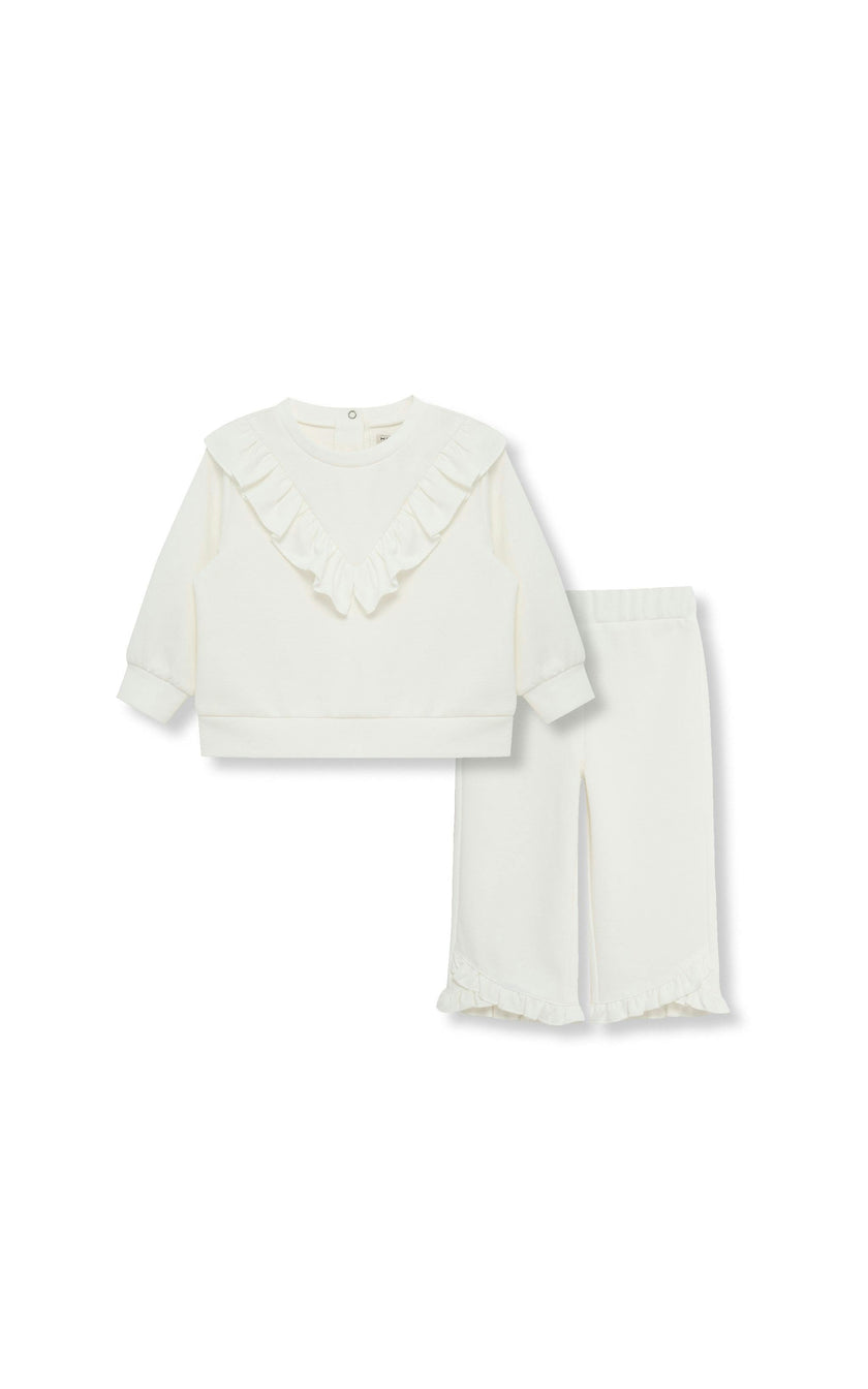 Ruffle Top With Flare Pant Set (12-24M)