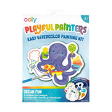 Playful Painters Easy Watercolor Painting Kit - Ocean Fun