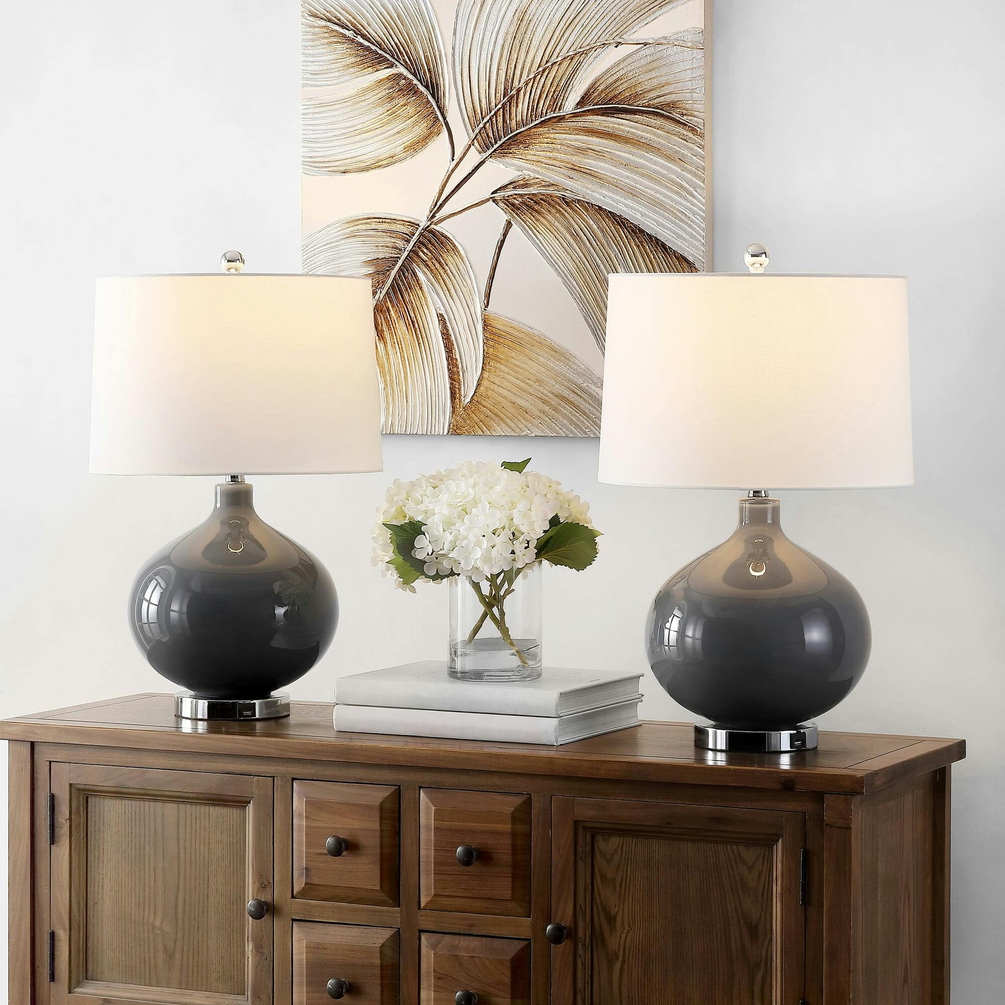 Masera Table Lamps with USB Port