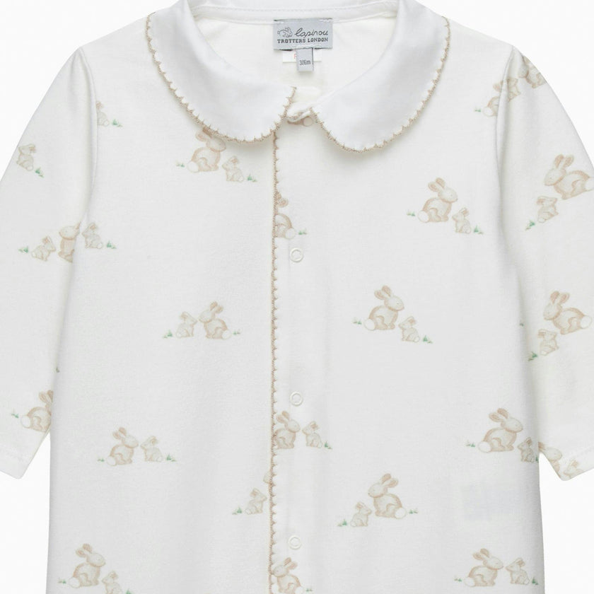 Baby Bunny Onesie in Oatmeal