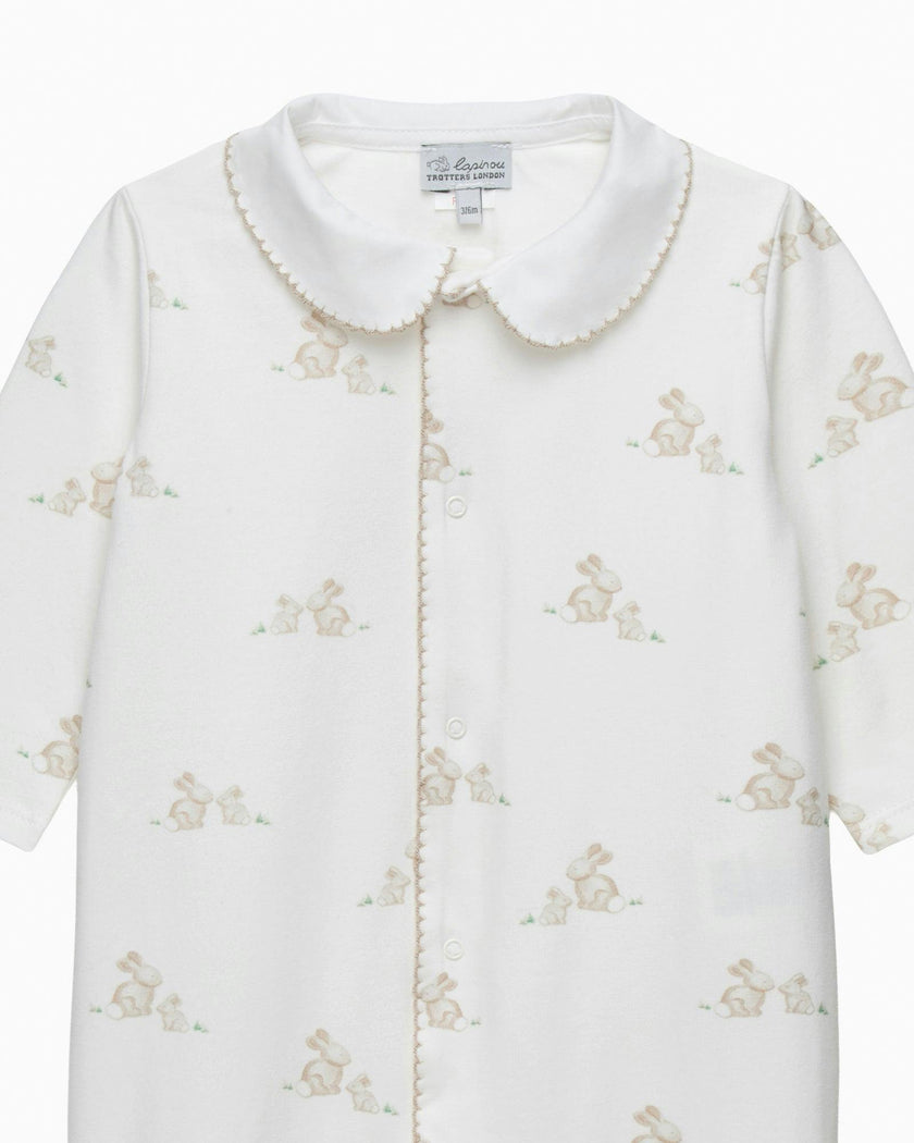 Baby Bunny Onesie in Oatmeal