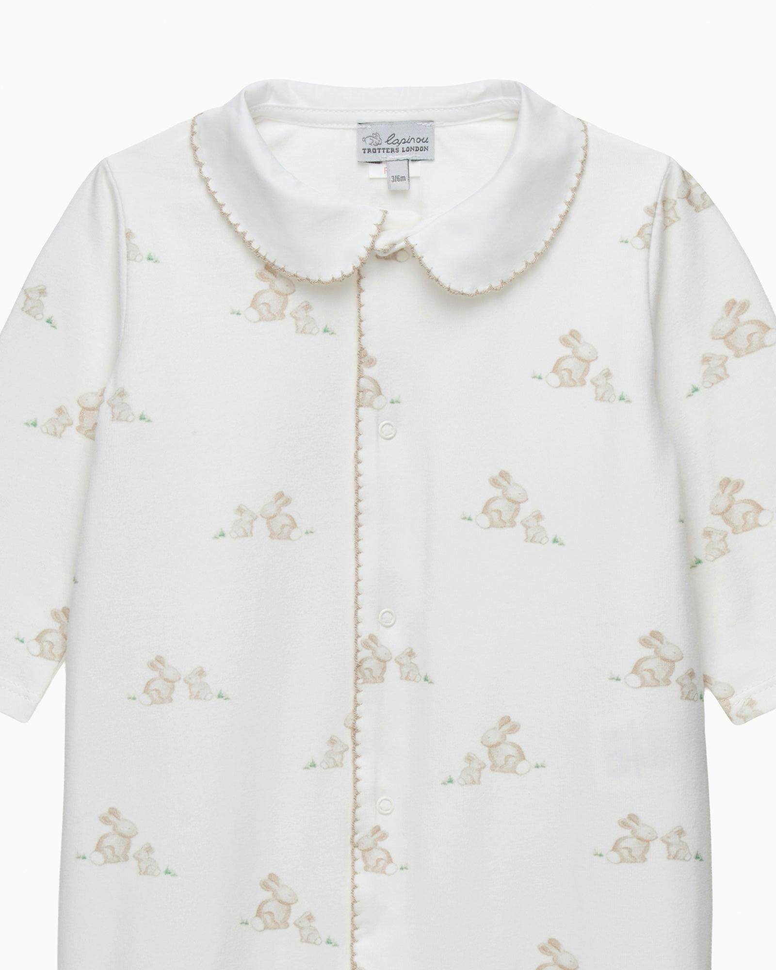 Baby Bunny Onesie in Oatmeal