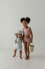 Girls Two-Piece Swimsuit in Mini Daisy