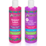Shimmer Lotion & 3-in-1 Shampoo + Body Wash + Bubble Bath Bundle