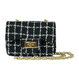 Tweed Cross Body Bag