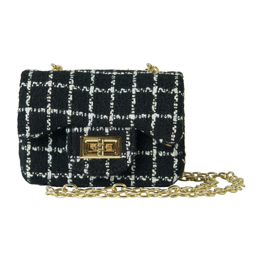 Tweed Cross Body Bag