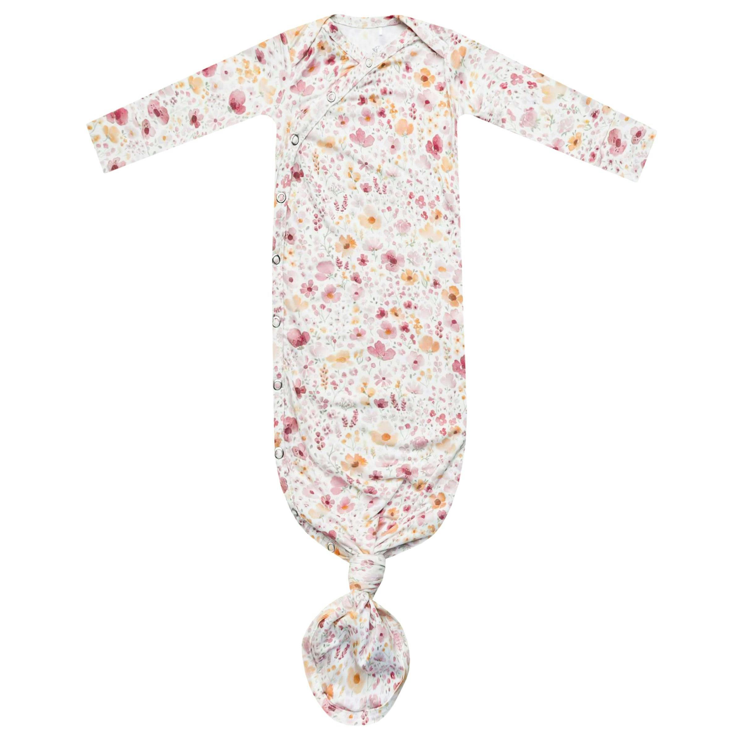 Newborn Knotted Gown - Diana