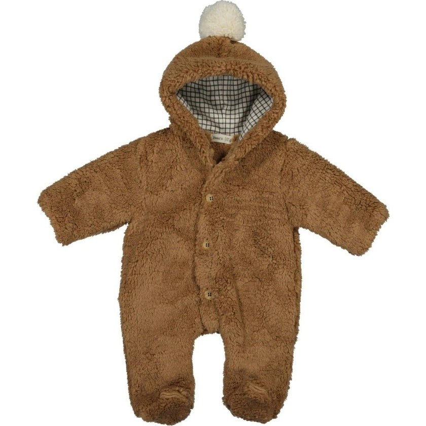 Fuzzy Hooded Romper