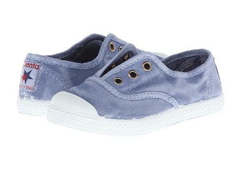 Cienta 70777.90 Washed Denim Canvas Laceless Sneaker