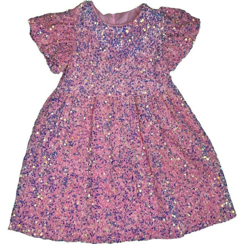 Pretty in Pink Sequin Dress