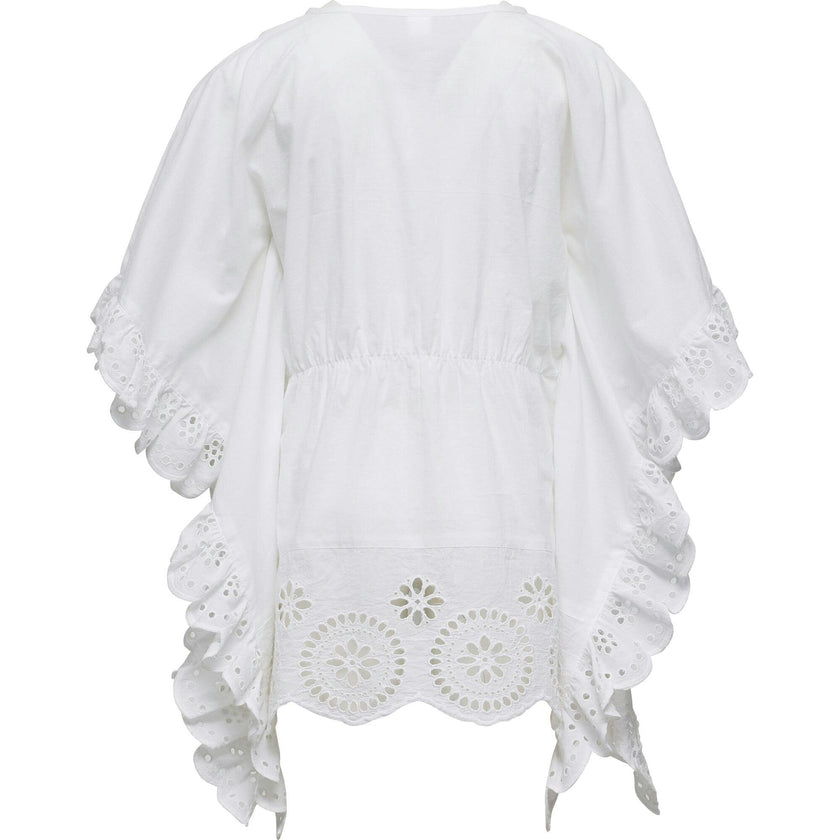 Cesci White Eyelet Cover Up