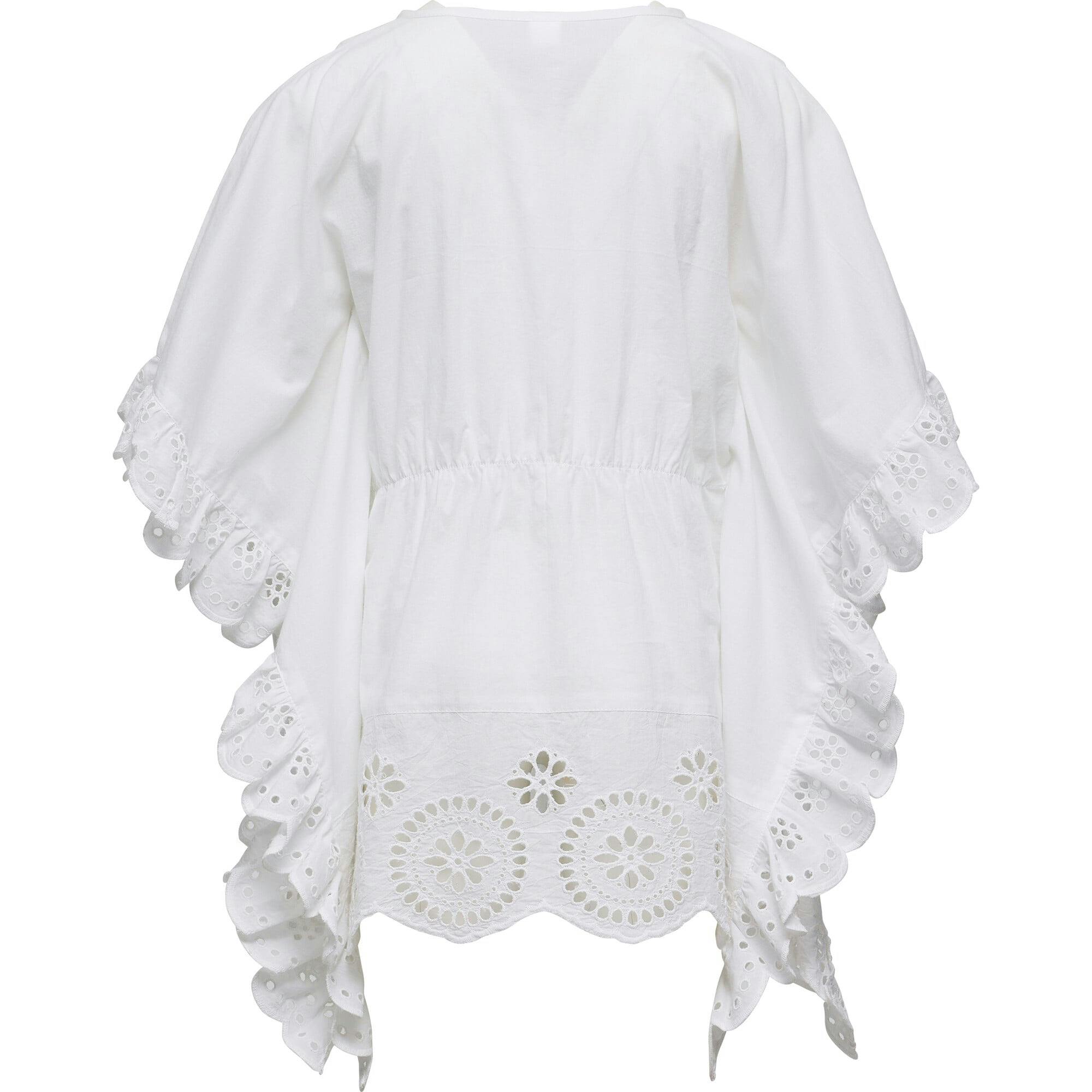 Cesci White Eyelet Cover Up