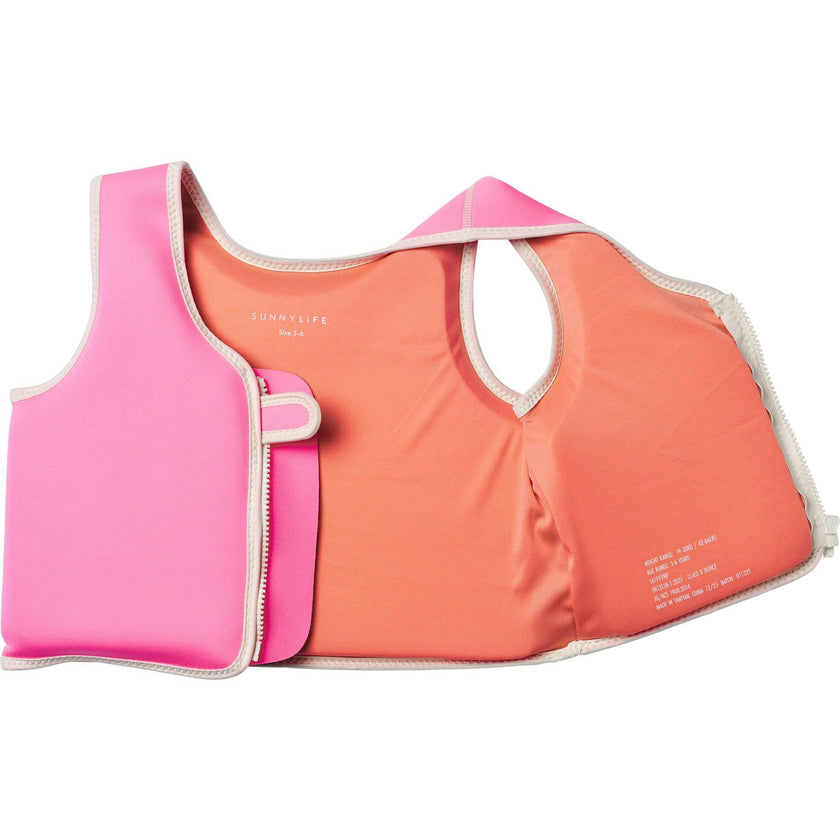 Float Vest: 3-6Y - Poppy the Peach