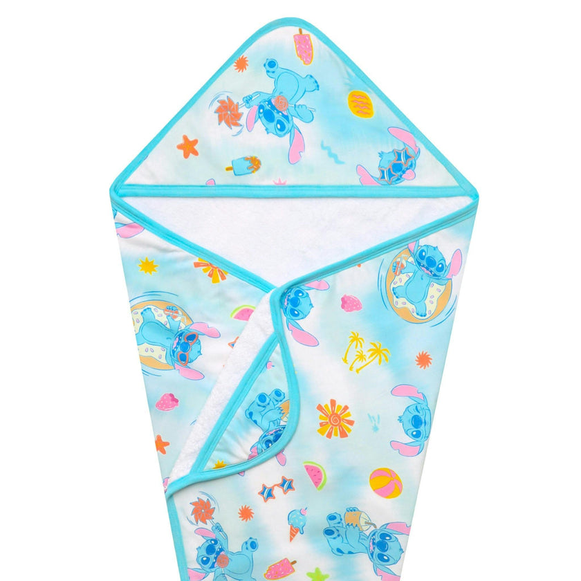 Premium Baby Knit Hooded Towel - Disney Stitch Dreamsicles