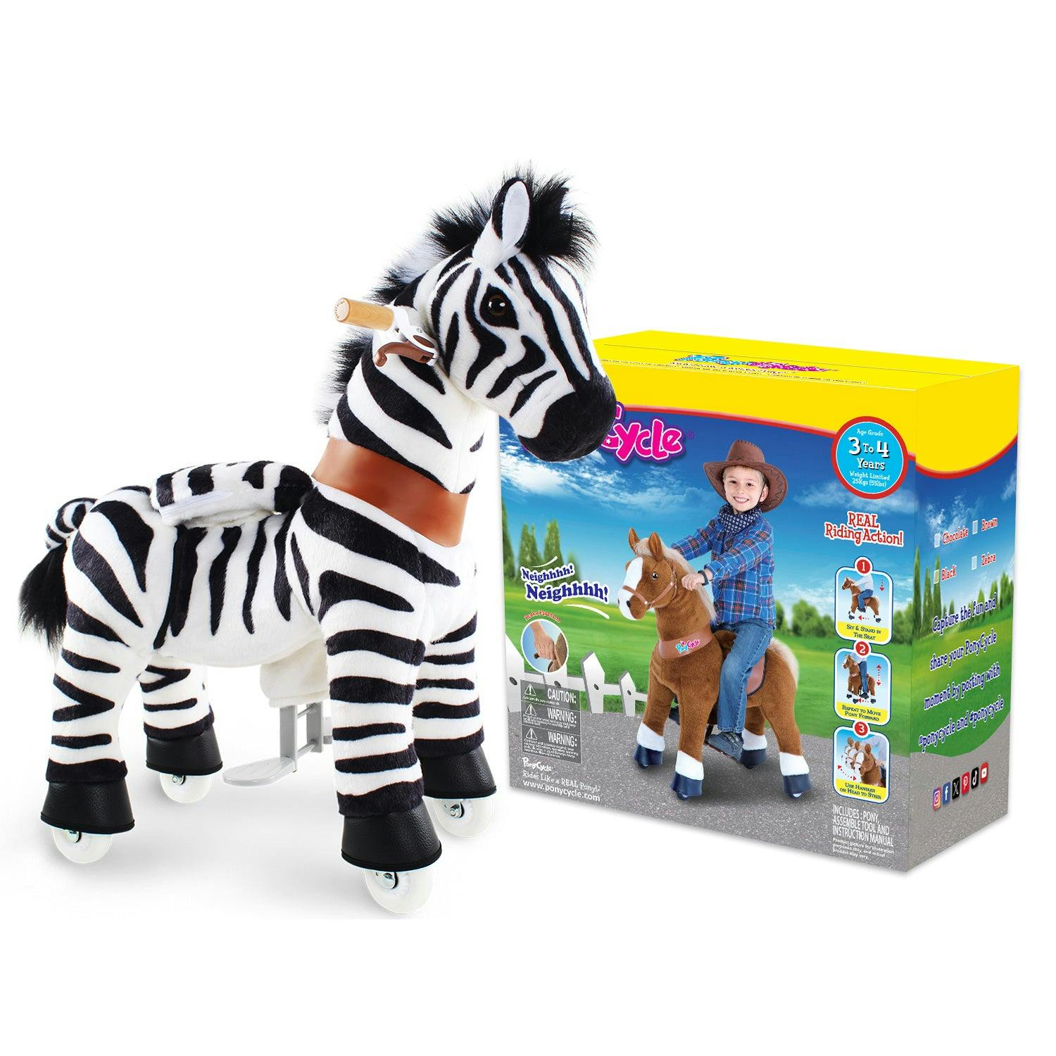 Model U® Zebra Ride-On Toy Age 3–4