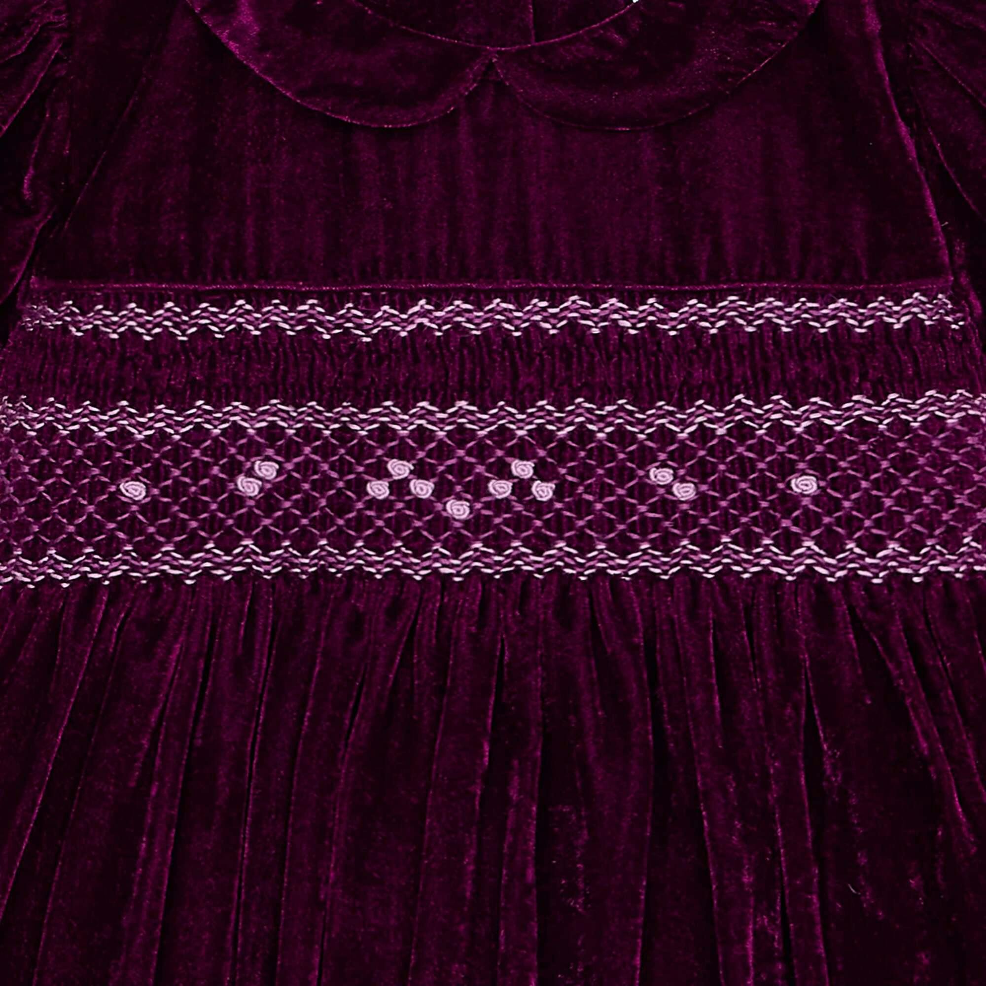 Smocked Girls Party Dress Janey