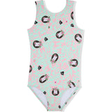 Kitty Bows Leotard, Green