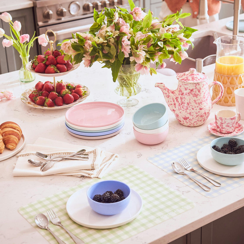 2 Placemats | Green Gingham |  by robynblair x Recette