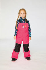 Play Overall Snow Bib Bright Pink