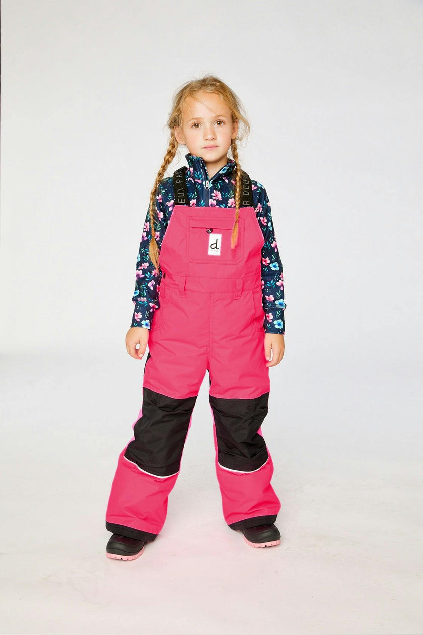 Play Overall Snow Bib Bright Pink