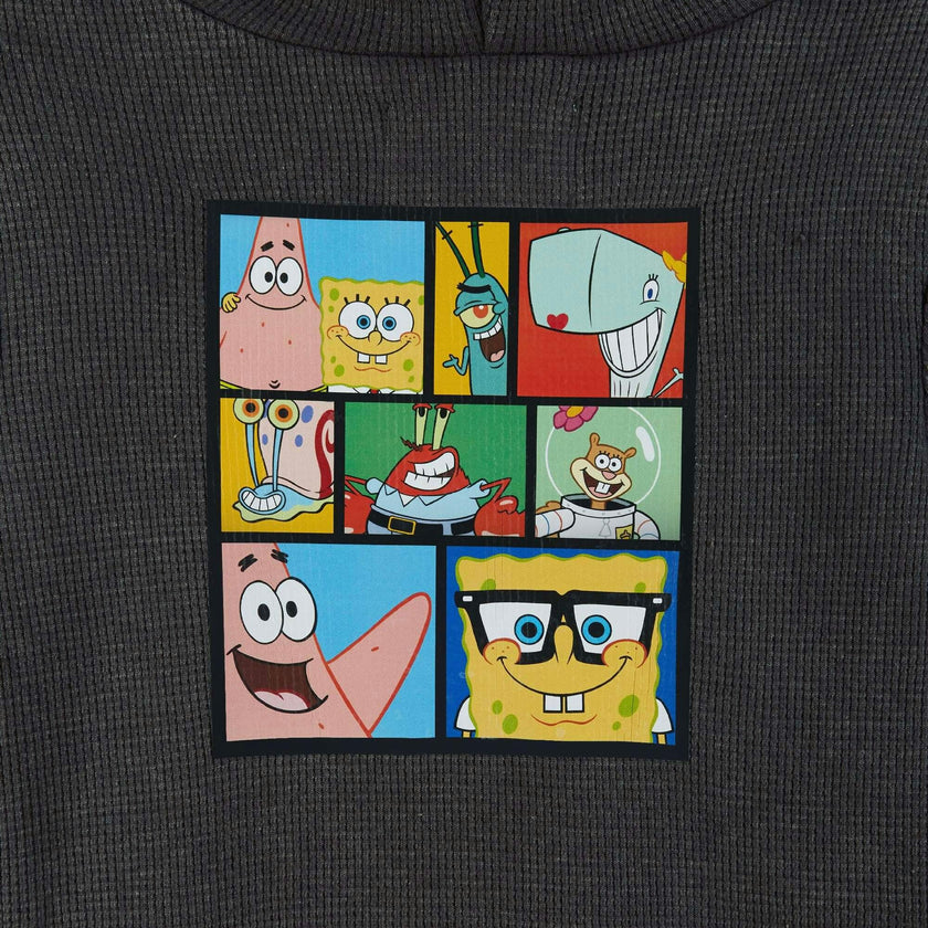 SpongeBob SquarePants™ x Andy & Evan® | Infant Hooded Waffle Tee Jogger Set