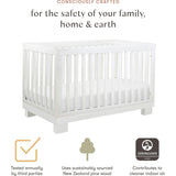 Modo 3-In-1 Convertible Crib with Toddler Bed Conversion Kit