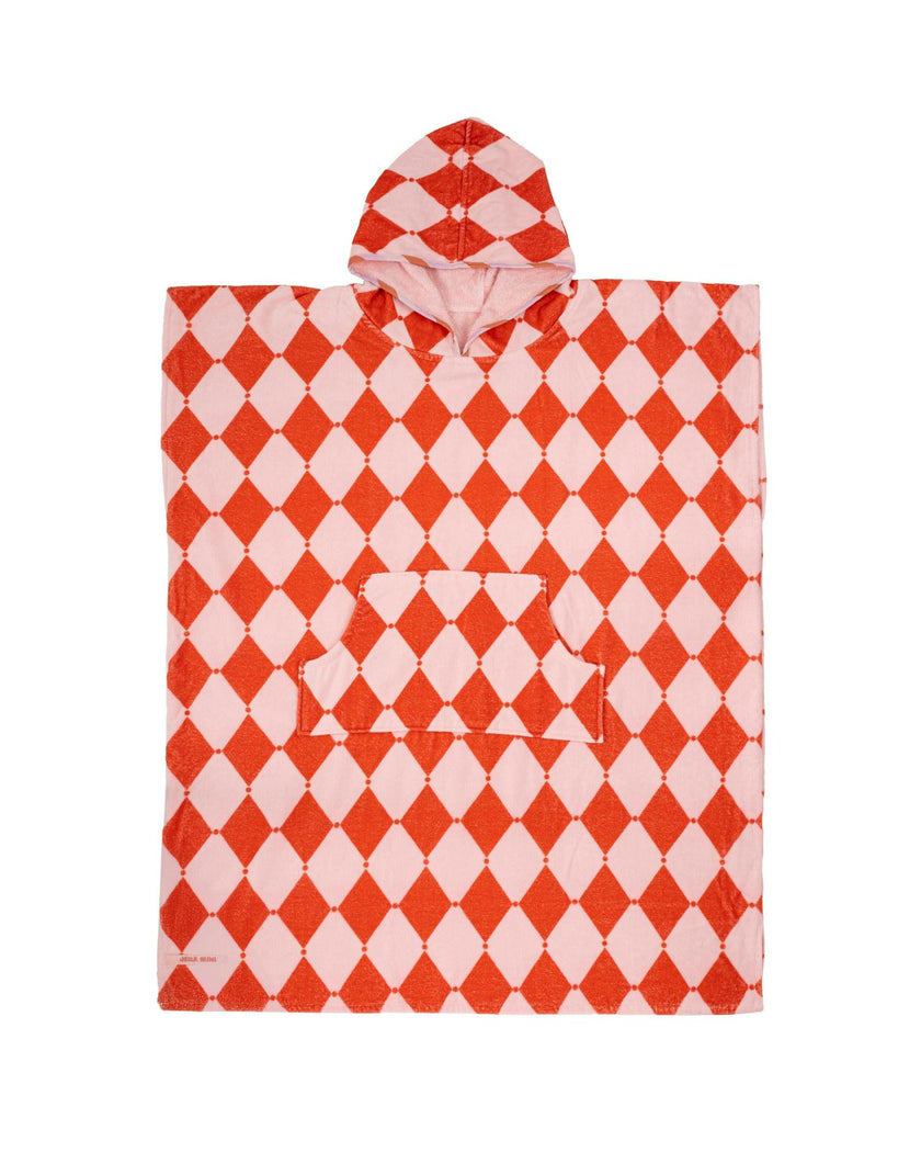 Adult Poncho Rose Geo