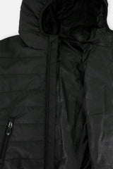 Insulating Quilted Mid-Season Jacket Black