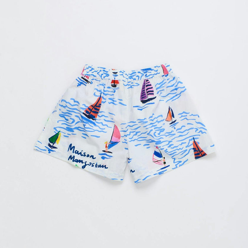 BARCOS SHORTS WHITE