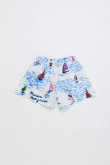 BARCOS SHORTS WHITE